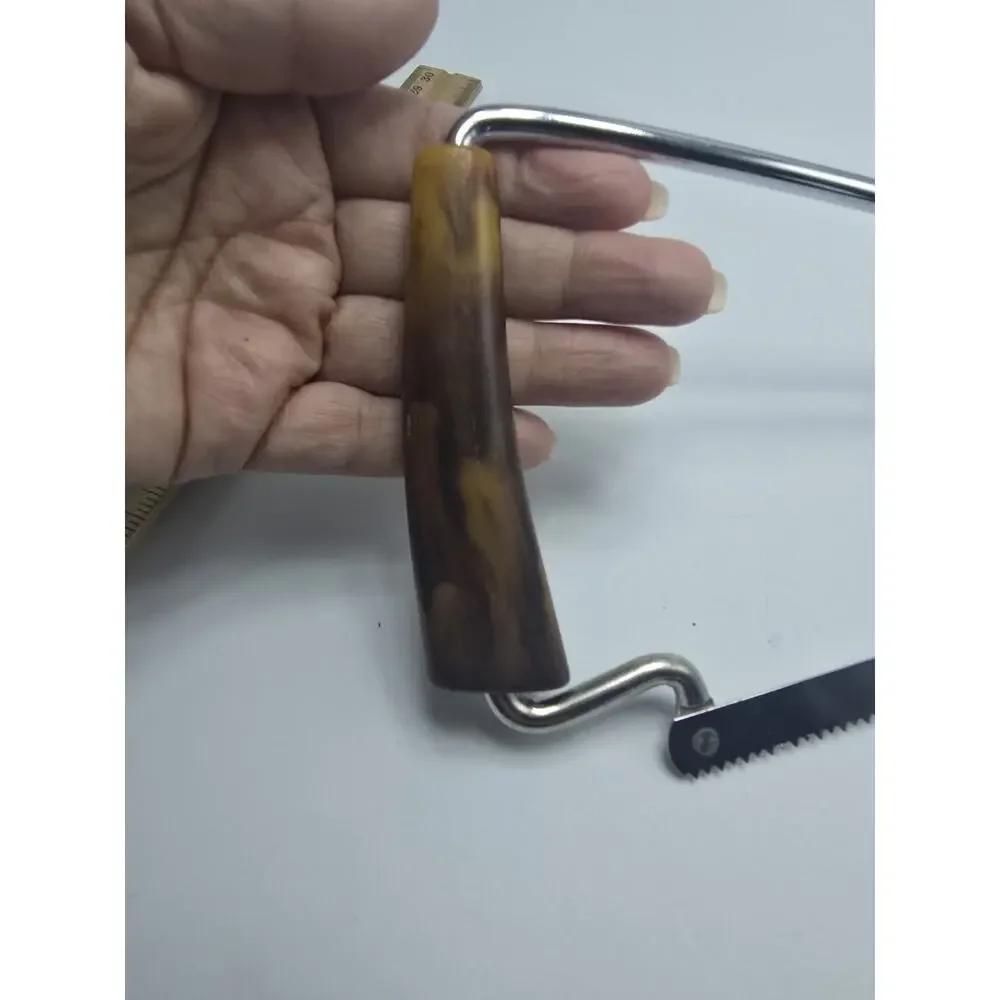 Vintage Mid Century Bakelite Handle Poultry/Meat Kitchen Hand Saw